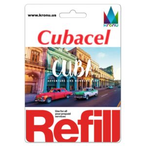 Cubacel Cuba Refill Recharge Top-up Recarga